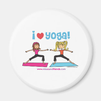 ik hou van yoga magneet