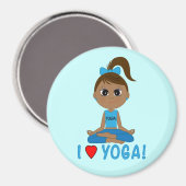 Ik hou van yoga! magneet (Voorkant / Achterkant)