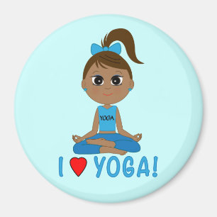 Ik hou van Yoga! Magneet
