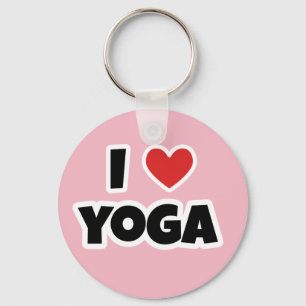 Ik hou van Yoga Sleutelhanger