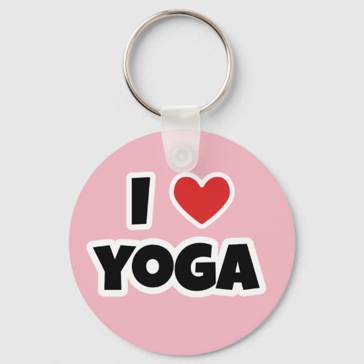 Ik hou van Yoga Sleutelhanger (Voorkant)