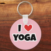Ik hou van Yoga Sleutelhanger (Voorkant)
