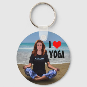 Ik hou van Yoga Sleutelhanger