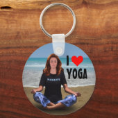 Ik hou van Yoga Sleutelhanger (Voorkant)
