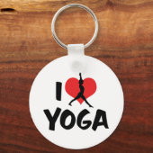 Ik Hou Van Yoga Sleutelhanger (Voorkant)