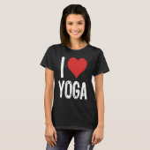 Ik hou van yoga t-shirt (Voorkant volledig)