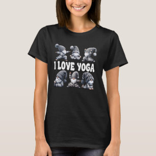 Ik Hou Van Yoga Zeggen Voor Vrouwen En Mannen Met T-shirt