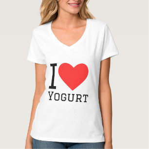 Ik hou van yoghurt t-shirt