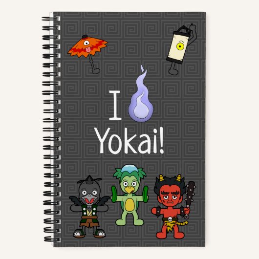Ik hou van Yokai! Japans Monster Notitieboek (Voorkant)