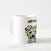 Ik hou van Yorkies 11 oz. KoffieMok (Voorkant links)