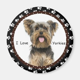 Ik hou van Yorkies Magnet