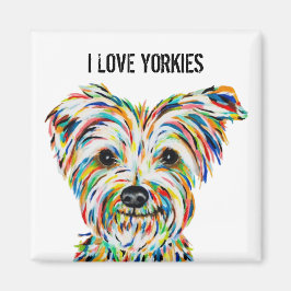 Ik hou van Yorkies Magnet