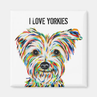 Ik hou van Yorkies Magnet