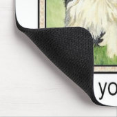 Ik hou van yorkies Mousepad Muismat (Hoek)