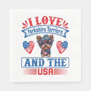 Ik hou van Yorkshire Terriers en de VS 01 Servet