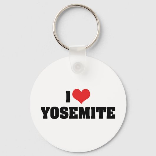 Ik hou van Yosemite-sleutelhanger Sleutelhanger (Voorkant)