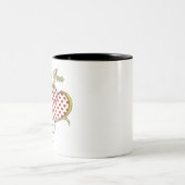 Ik hou van You Design Tweekleurige Koffiemok (Center)