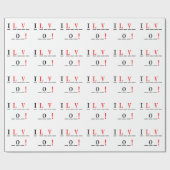 Ik hou van You-Hangman Style van Shirley Taylor Cadeaupapier (Vlak)