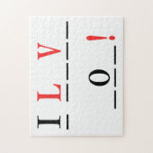 Ik hou van You-Hangman Style van Shirley Taylor Legpuzzel (Verticaal)