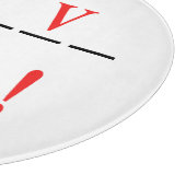 Ik hou van You-Hangman Style van Shirley Taylor Snijplank (Hoek)