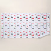 Ik hou van You-Hangman Style van Shirley Taylor Strandlaken (Voorkant)