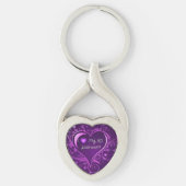 Ik hou van Younique Twisted Heart Keychain (Voorkant)
