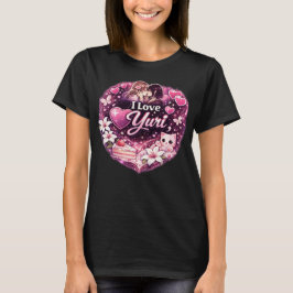 Ik hou van Yuri | Kawaii Meisjes Liefde Anime Esth T-shirt