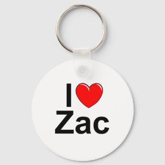 Ik hou van Zac Sleutelhanger