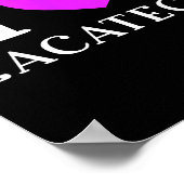 Ik hou van Zacatecas Mexico vakantie Poster (Hoek)