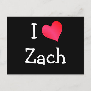 Ik hou van Zach Briefkaart