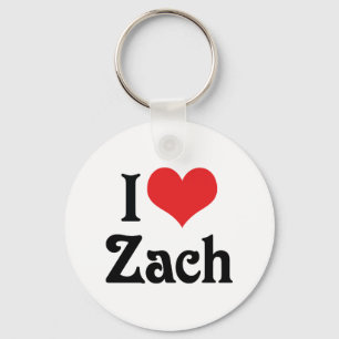 Ik hou van Zach Sleutelhanger