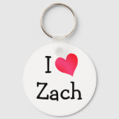 Ik hou van Zach Sleutelhanger (Voorkant)