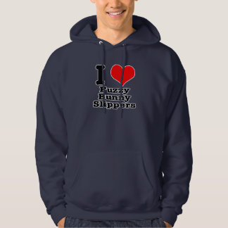 IK HOU VAN zachte konijnenpantoffels Hoodie