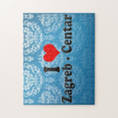 Ik hou van Zagreb - Centar, Kroatië Legpuzzel (Verticaal)