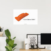 Ik hou van zalmsushi! poster (Thuiskantoor)
