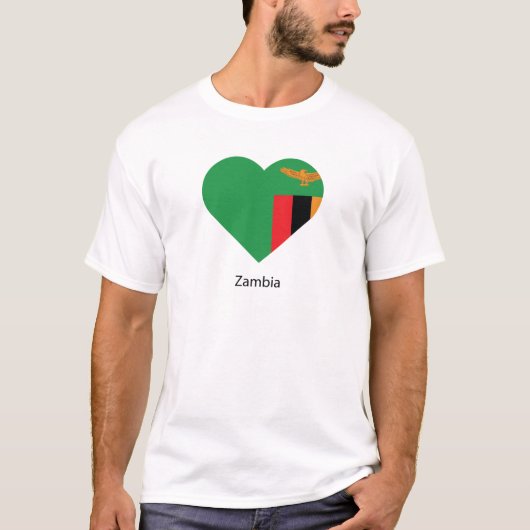 Ik hou van Zambia T-shirt (Voorkant)