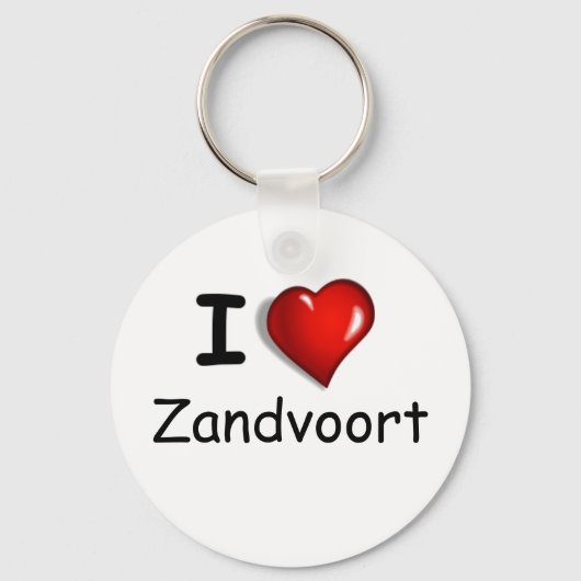 Ik hou van Zandvoort Sleutelhanger (Voorkant)