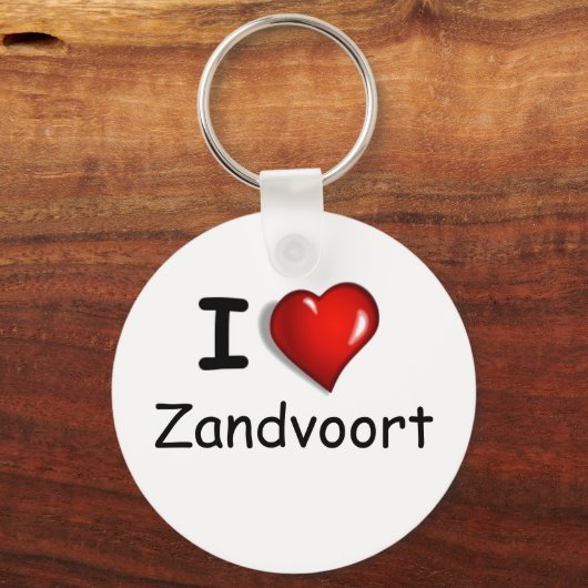 Ik hou van Zandvoort Sleutelhanger (Voorkant)