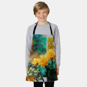 Ik hou van Zazzle All-Over Print Schort (Gedragen)
