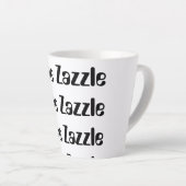 Ik hou van Zazzle Latte Mok (Rechterhoek)