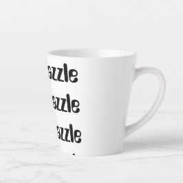 Ik hou van Zazzle Latte Mok