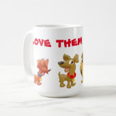 Ik hou van ze Dawgs! Koffiemok (Voorkant links)