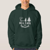 Ik hou van ze echt dik en kruidig Grappig Kerstfee Hoodie (Voorkant)