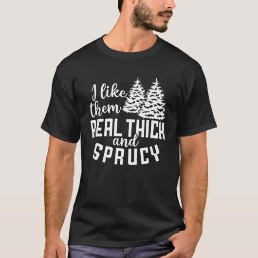 Ik hou van ze echt dik en sprankelend T-Shirt (Voorkant)