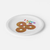 Ik hou van ze! Papieren bord (Gekanteld)