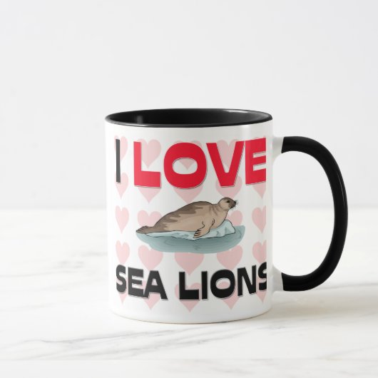 Ik hou van Zee Lions Mok (Rechts)