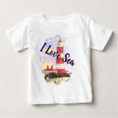 Ik hou van Zee met een vuurtoren en een Shell (Voorkant)