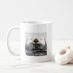Ik hou van zee otters koffiemok