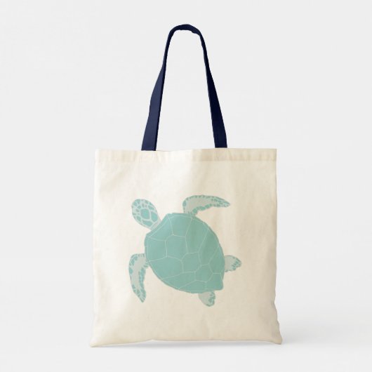 Ik hou van Zee schildpadden in zeedieren Tote Bag (Achterkant)