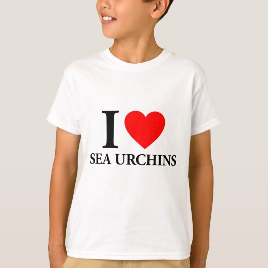 Ik hou van Zee Urchins T-shirt (Voorkant)